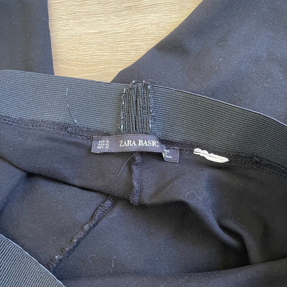 Zara Basic | Black Pants | Xlarge - image 3